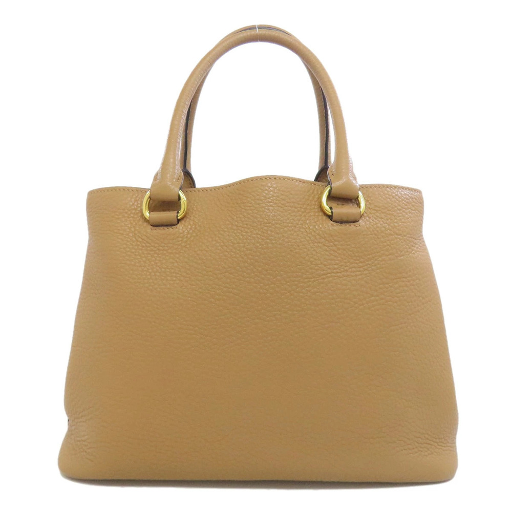 Prada Brown leather textured Bag calfskin Vitello Shoulder Phenix Brown